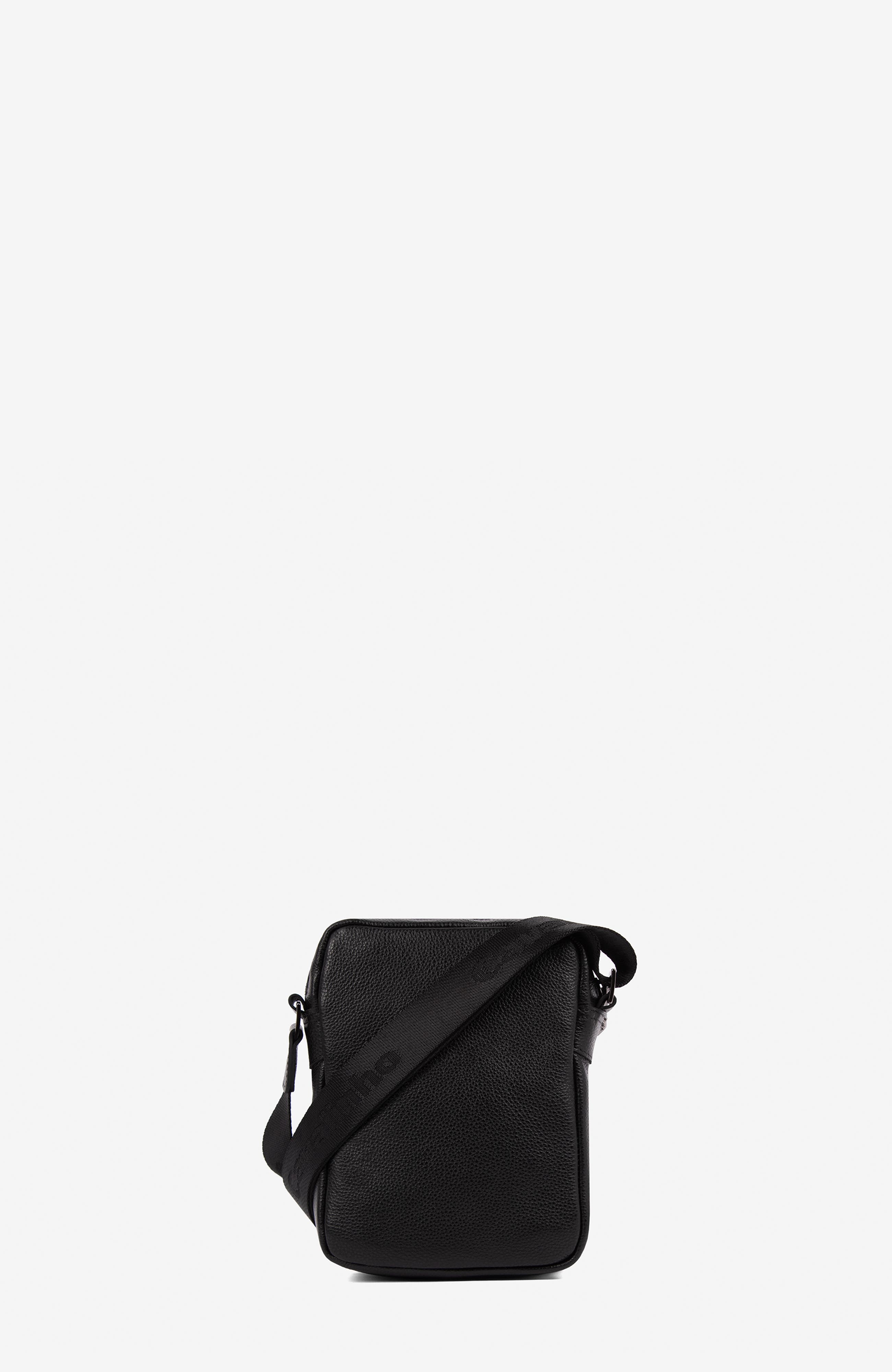 El Cavaleiro Leather Traveler Crossbody Bag 128, Alternate, color, Black