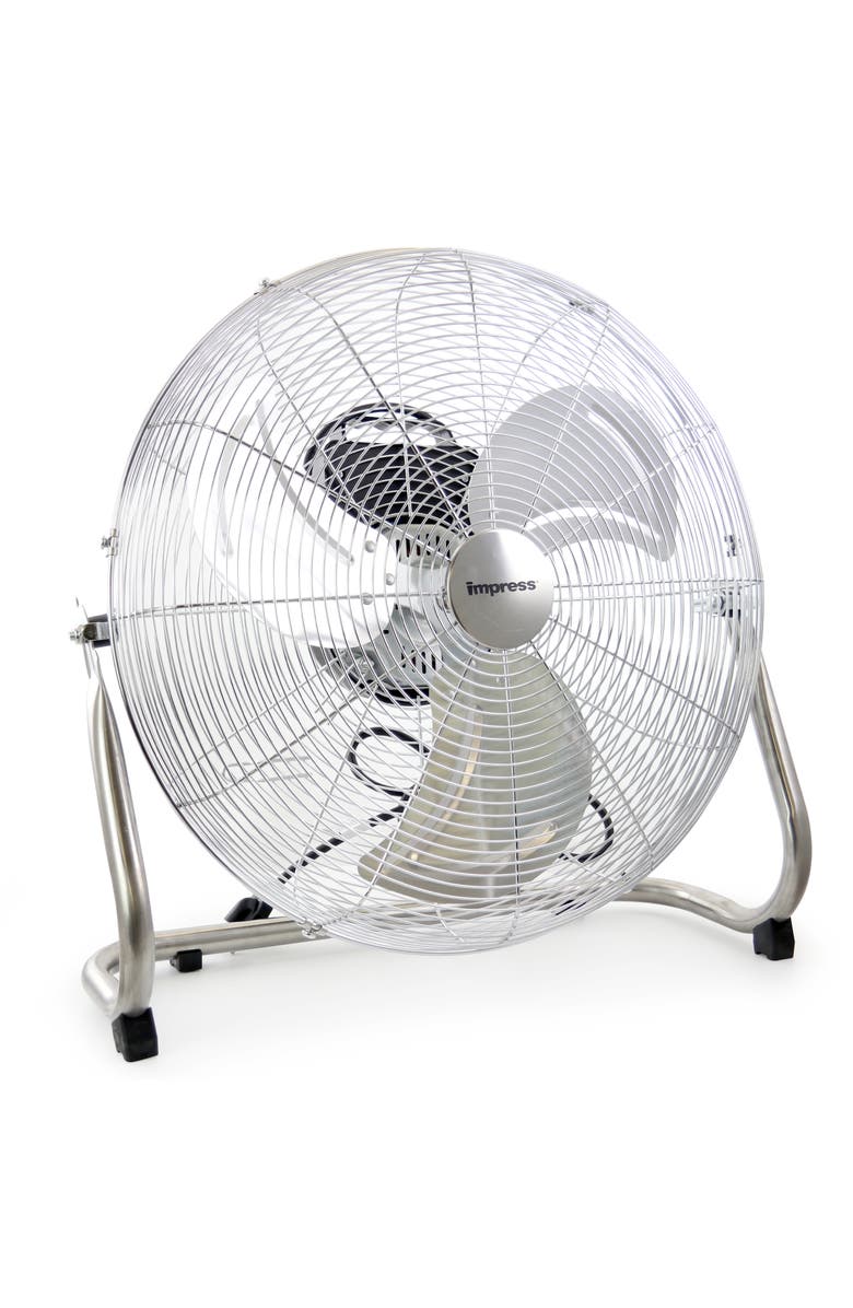 Impress 18 inch High Velocity Metal Fan, Main, color, Chrome