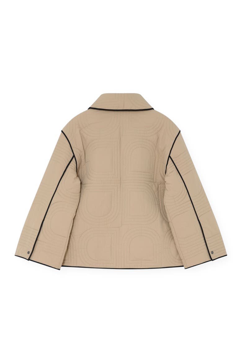 Merce Rhombus Quilt Jacket, Alternate, color, Elmwood