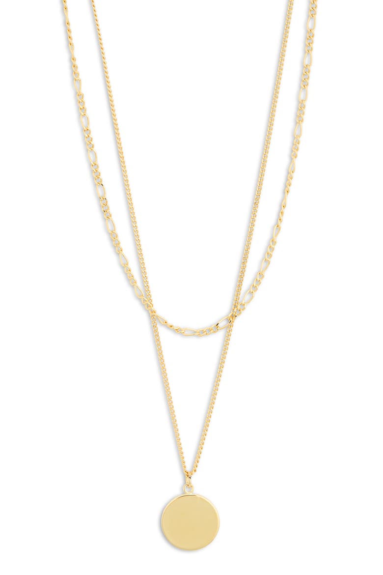 Demi Fine Layered Pendant Necklace, Main, color, GOLD