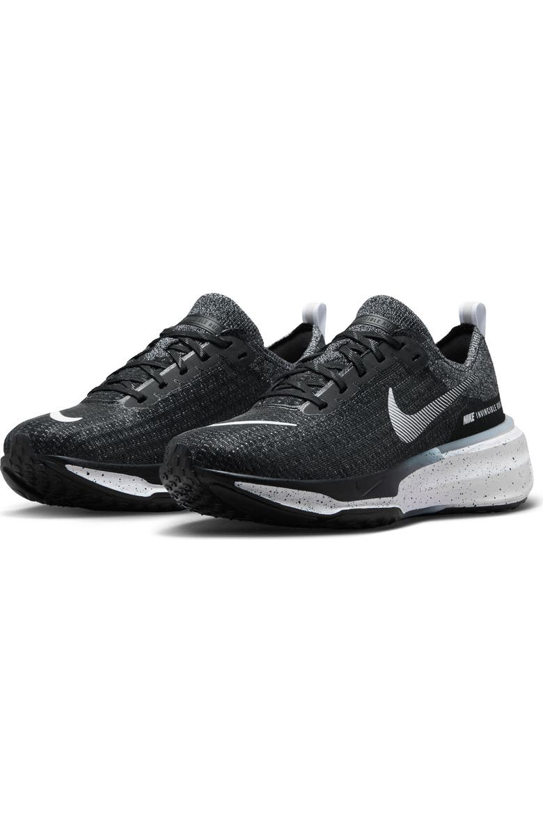 Nike Invincible 3 Running Shoe, Main, color, Black/ White