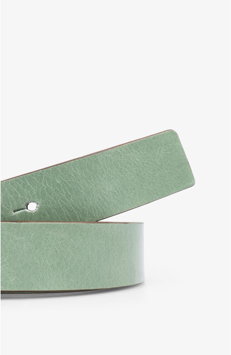 Scalpers Reversible slim ninon belt, Alternate, color, Turquoise