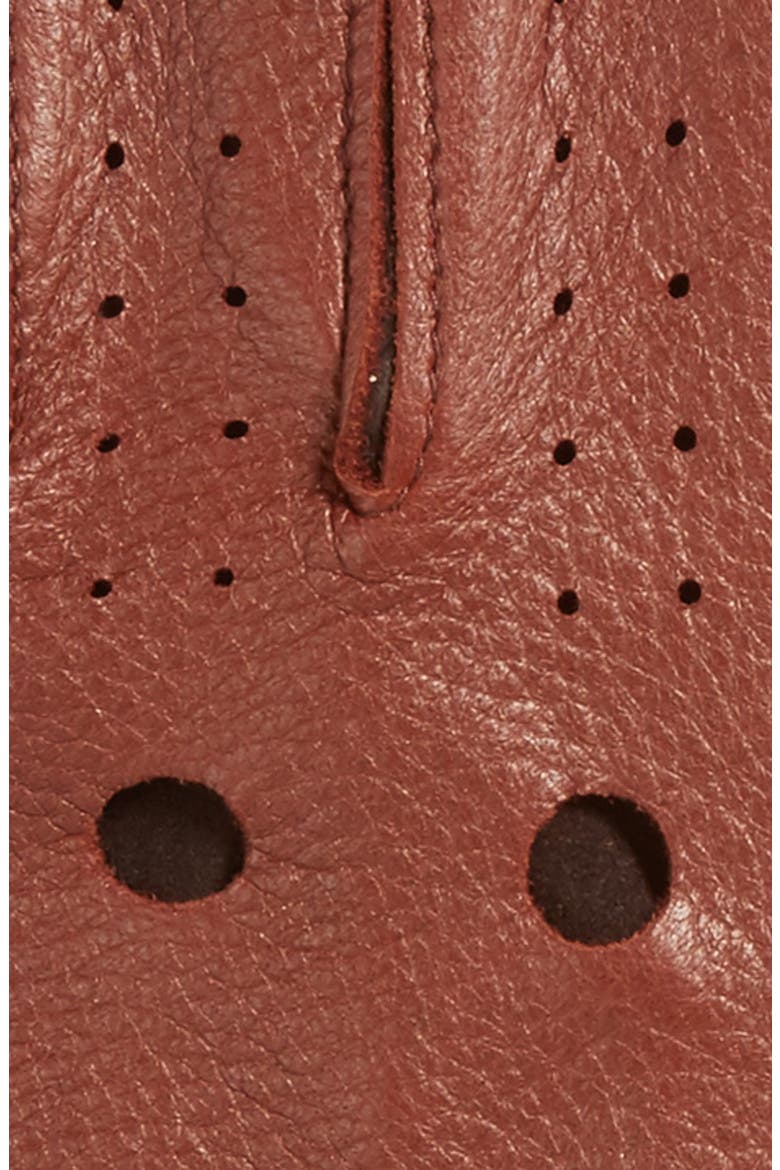 Leather Driving Gloves, Alternate, color, BROWN