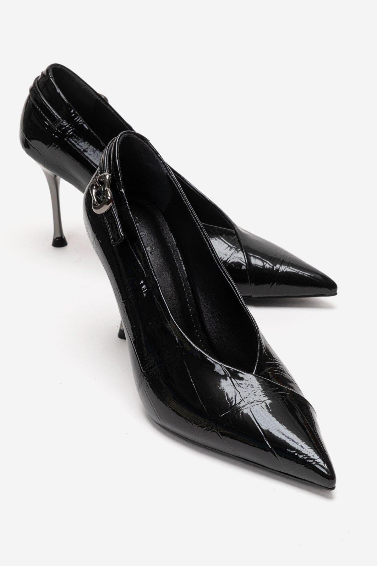  Black Patent Print