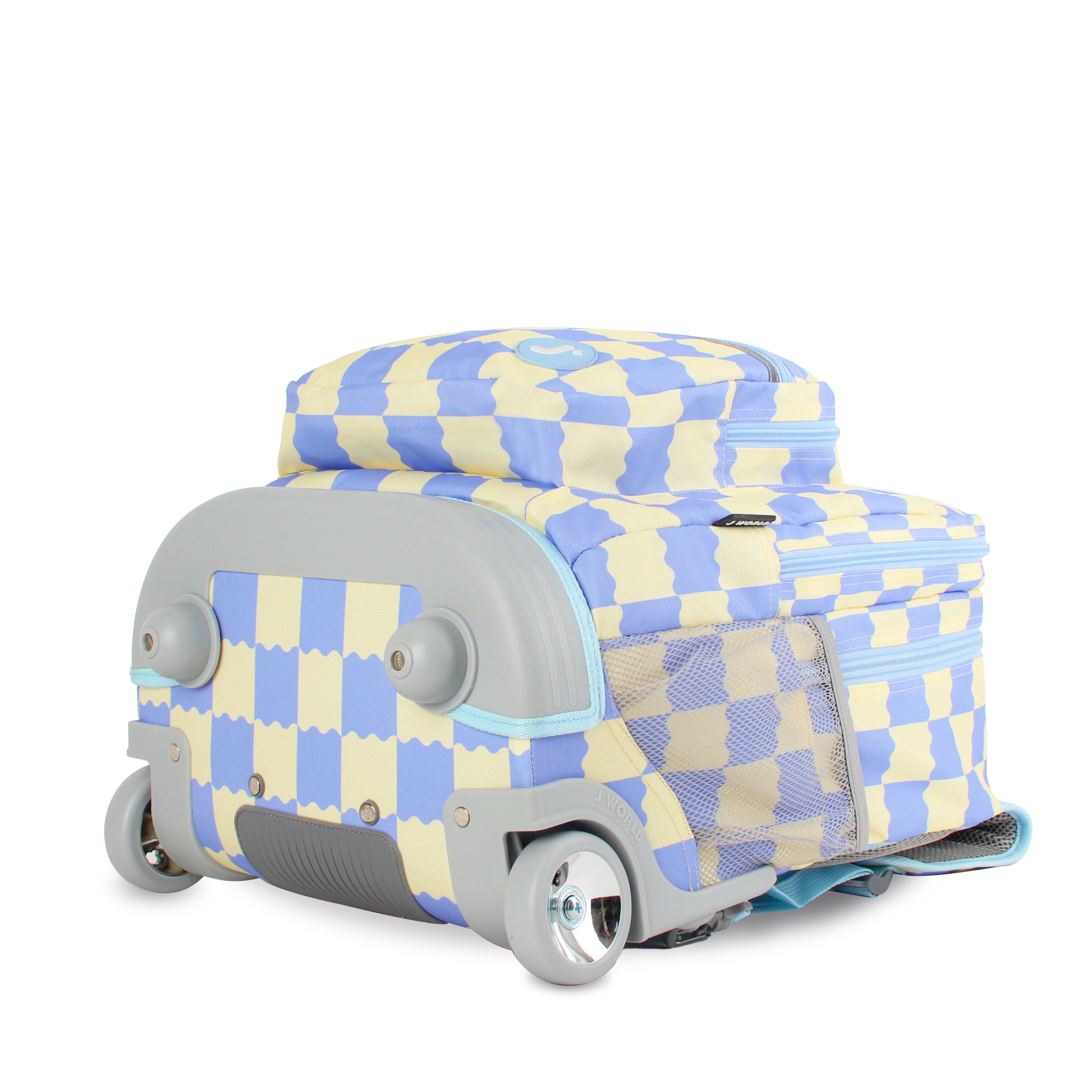 Sun dance Laptop 20" Rolling Backpack, Alternate, color, Wiggle blue