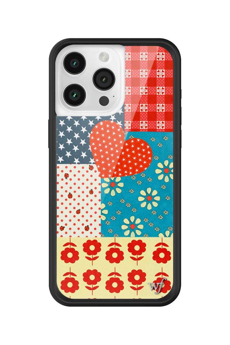 Flower Patch iPhone Case, Alternate, color, Red