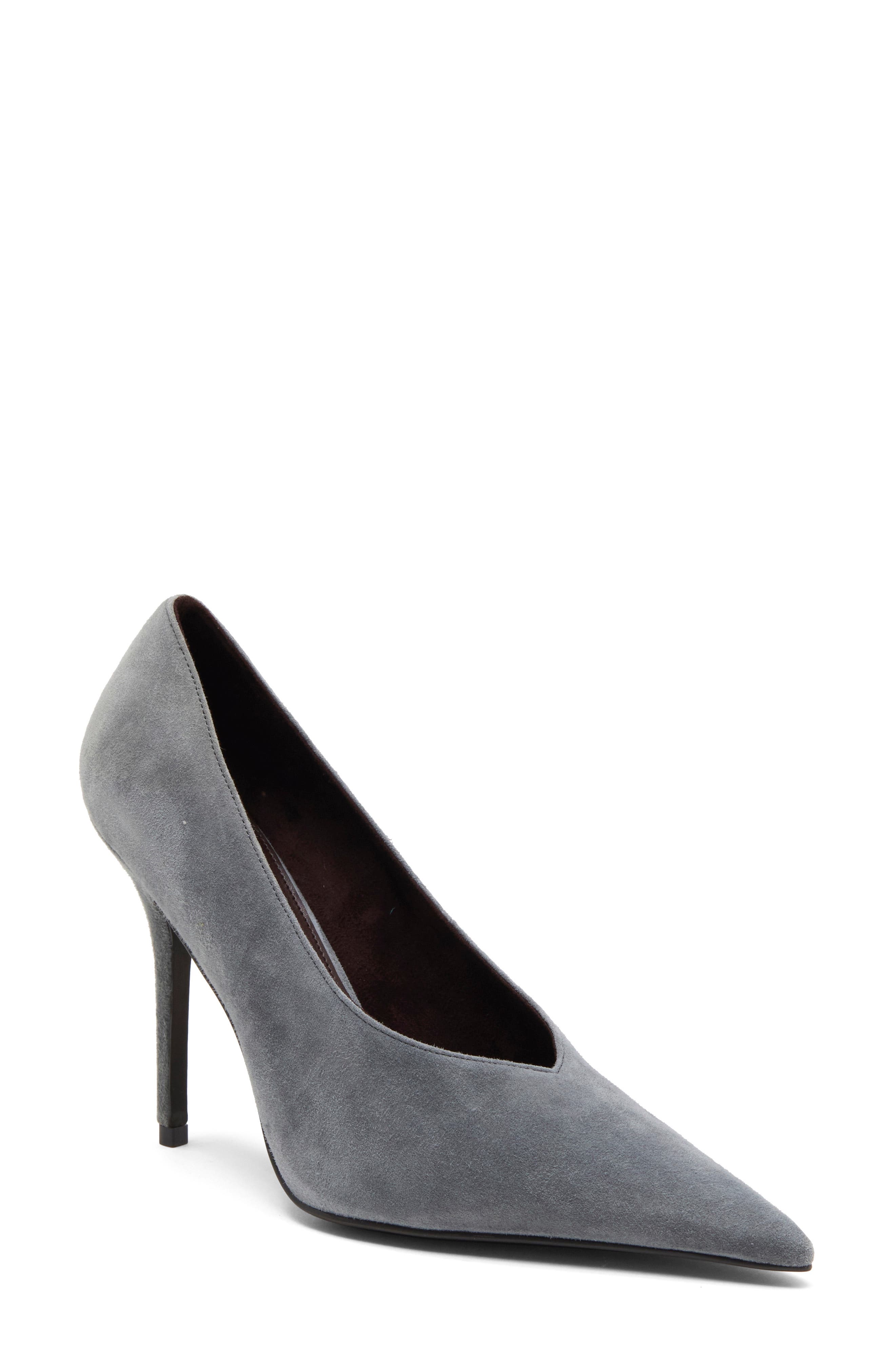 DUSTY BLUE SUEDE