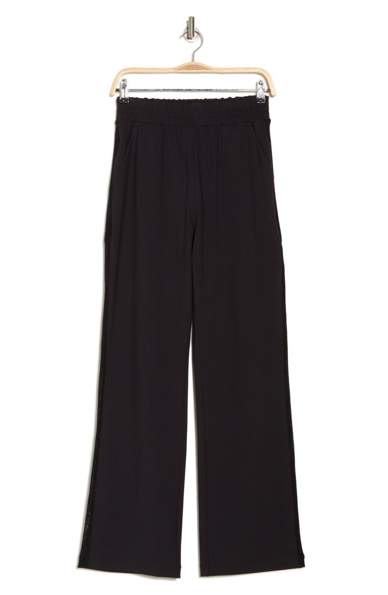 X by Gottex Lace Stripe Wide Leg Pants, Alternate, color, 