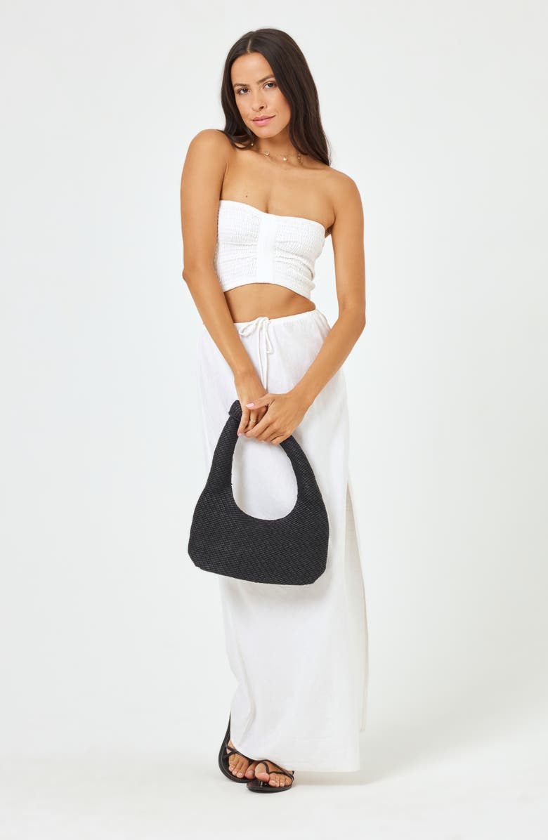 LSPACE Summer Feels Drawstring Waist Skirt, Alternate, color, 