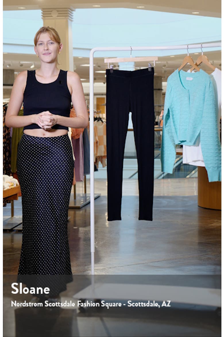 Essential Ribbed Leggings video