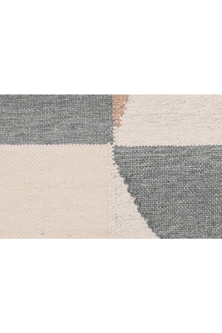 Emil Handwoven PET Outdoor Throw Pillow, Alternate, color, Grey