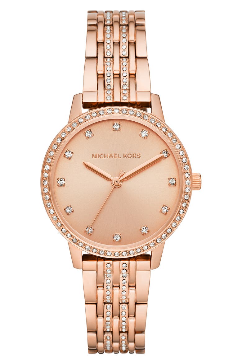 Women's Melissa Stainless Steel Watch, 36mm, Main, color, ROSE GOLD