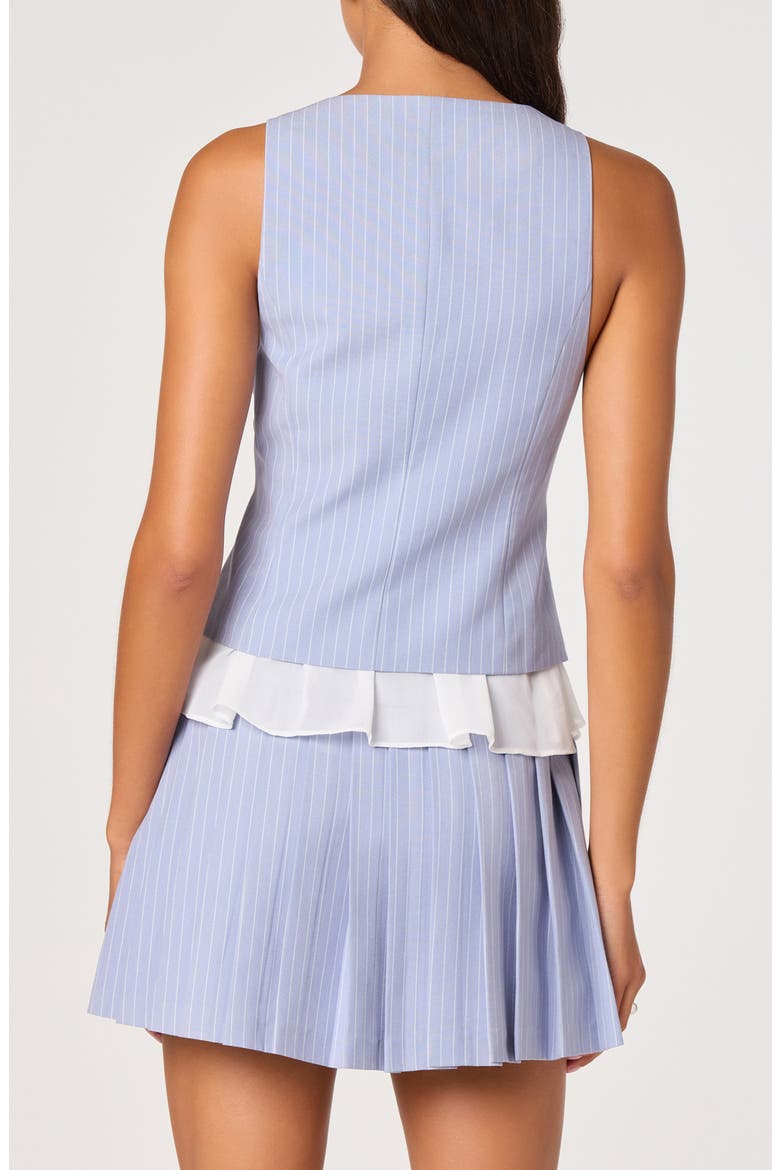 Nabiel Layer Waistcoat, Alternate, color, BLUE STRIPE