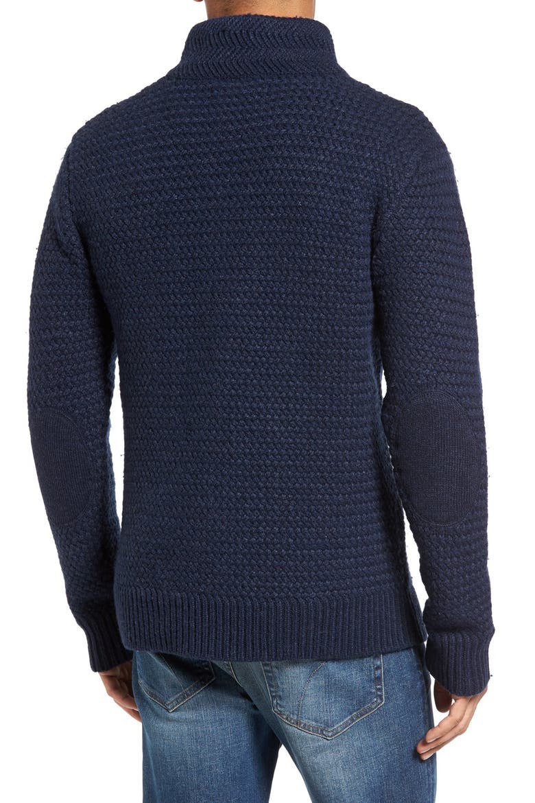 Military Henley Sweater, Alternate, color, NAVY