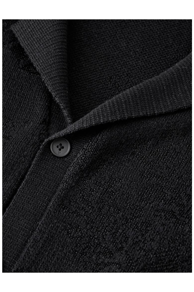 Arlon Paisley Sheen Camp Shirt, Alternate, color, BLACK