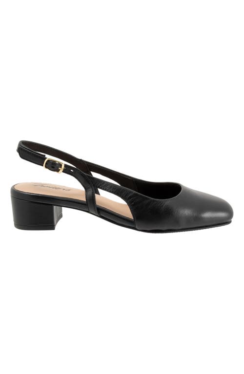 Trotters Dottie Slingback Pump In Black