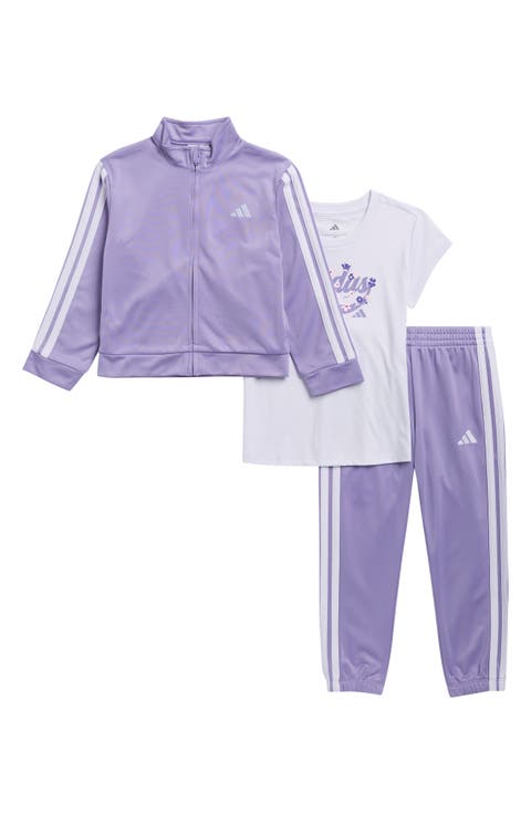 Kids' T-Shirt and Tricot Track Suit 3-Piece Set