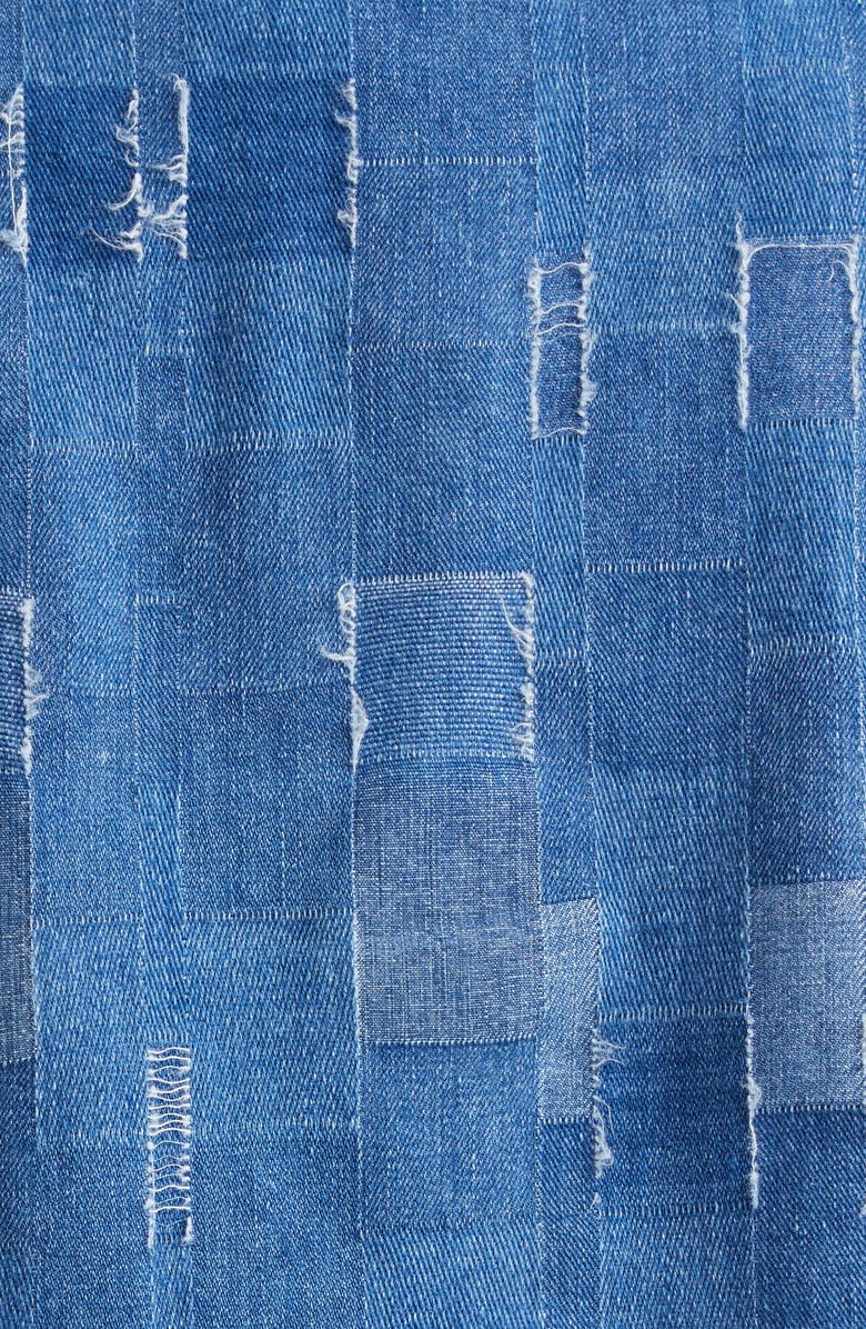 L'AGENCE Wayne Denim Double Breasted Crop Jacket, Alternate, color, Tucson