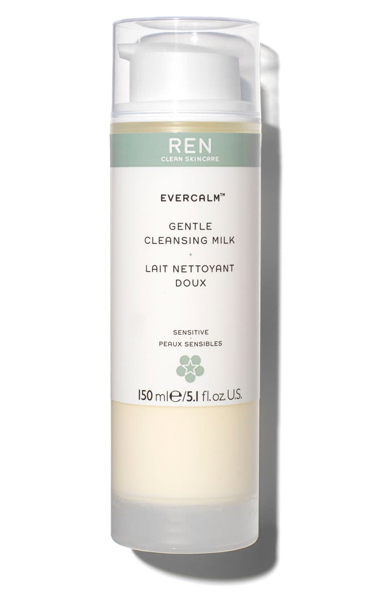 REN Clean Skincare Evercalm<sup>™</sup> Gentle Cleansing Milk, Main, color, 