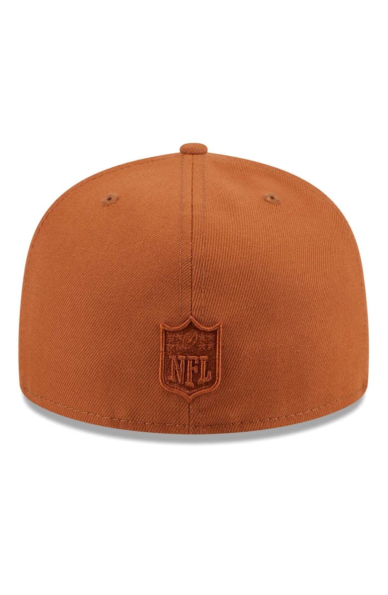 New Era Men's  New Era Brown San Francisco 49ers Color Pack 59FIFTY Fitted Hat, Alternate, color, 