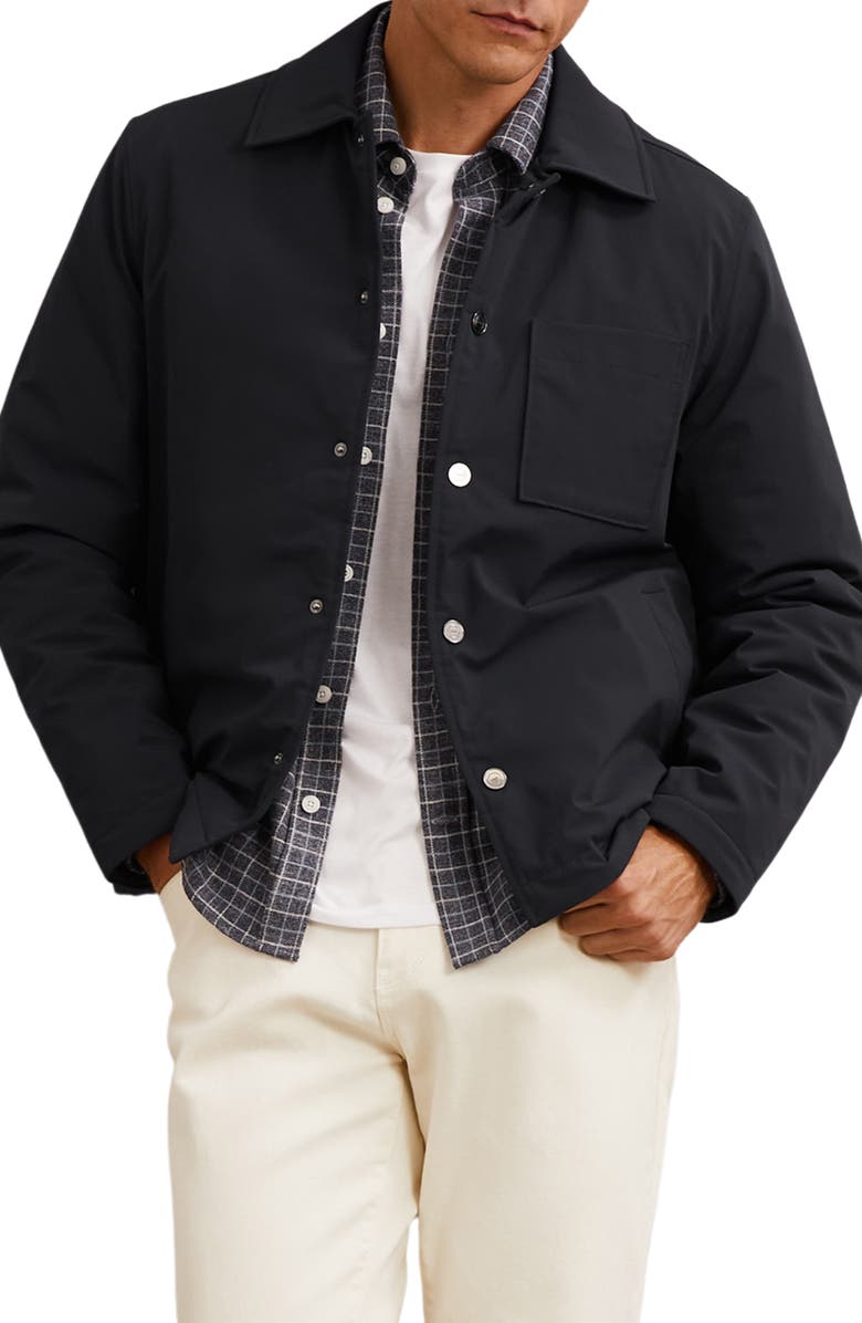 Reiss Parker Jacket, Main, color, Navy