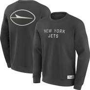 FANATICS Men's Fanatics Charcoal New York Jets Elements Future Ground Lettering Pullover Sweatshirt
