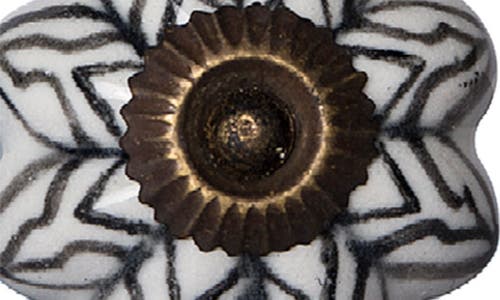 Kinetic 12-pack Knobs In Wavy Black White Line