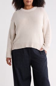 Eileen Fisher Crewneck Organic Cotton Sweater