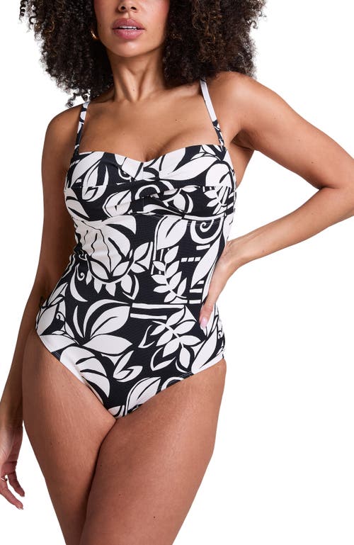 Hunkemoller Hunkemöller Mauritius Bandeau Bathingsuit In Multi