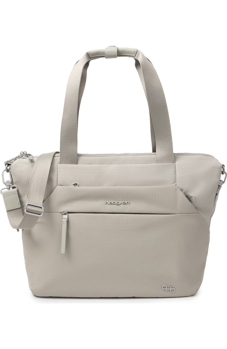 Hedgren Kicho RFID Laptop Tote, Main, color, Willow Grey