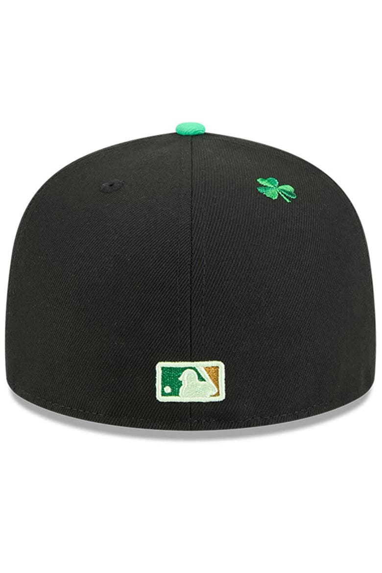 Men's New Era  Black Houston Astros 2026 St. Patrick's Day 59FIFTY Fitted Hat, Alternate, color, Black