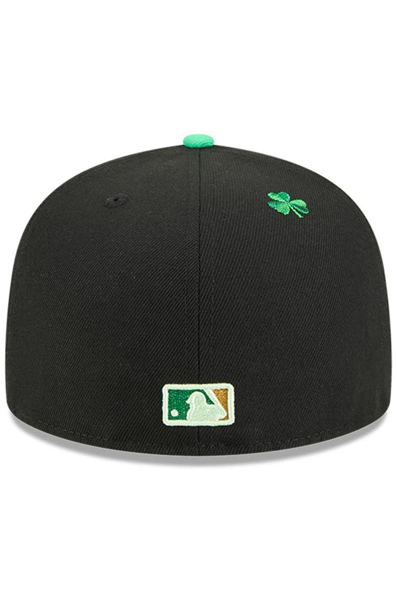 New Era Men's New Era Black Houston Astros 2026 St. Patrick's Day 59FIFTY Fitted Hat, Alternate, color, Black