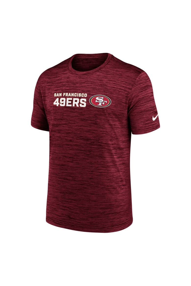 Men's Nike Scarlet San Francisco 49ers Big & Tall Primetime Reverse Play Velocity Performance T-Shirt, Alternate, color, Scarlet