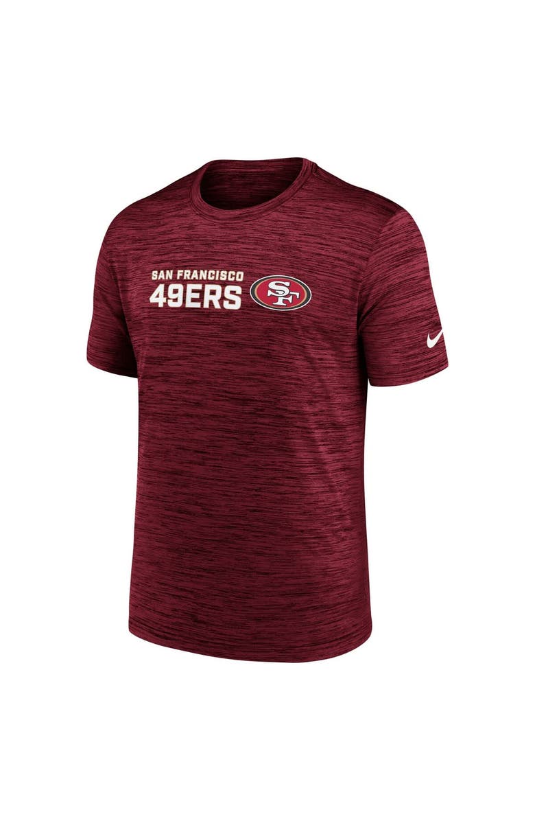 Nike Men's Nike Scarlet San Francisco 49ers Big & Tall Primetime Reverse Play Velocity Performance T-Shirt, Alternate, color, Scarlet