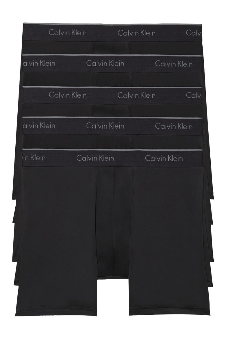 5-Pack Performance Boxer Briefs, Main, color, YTK 5 BLACK