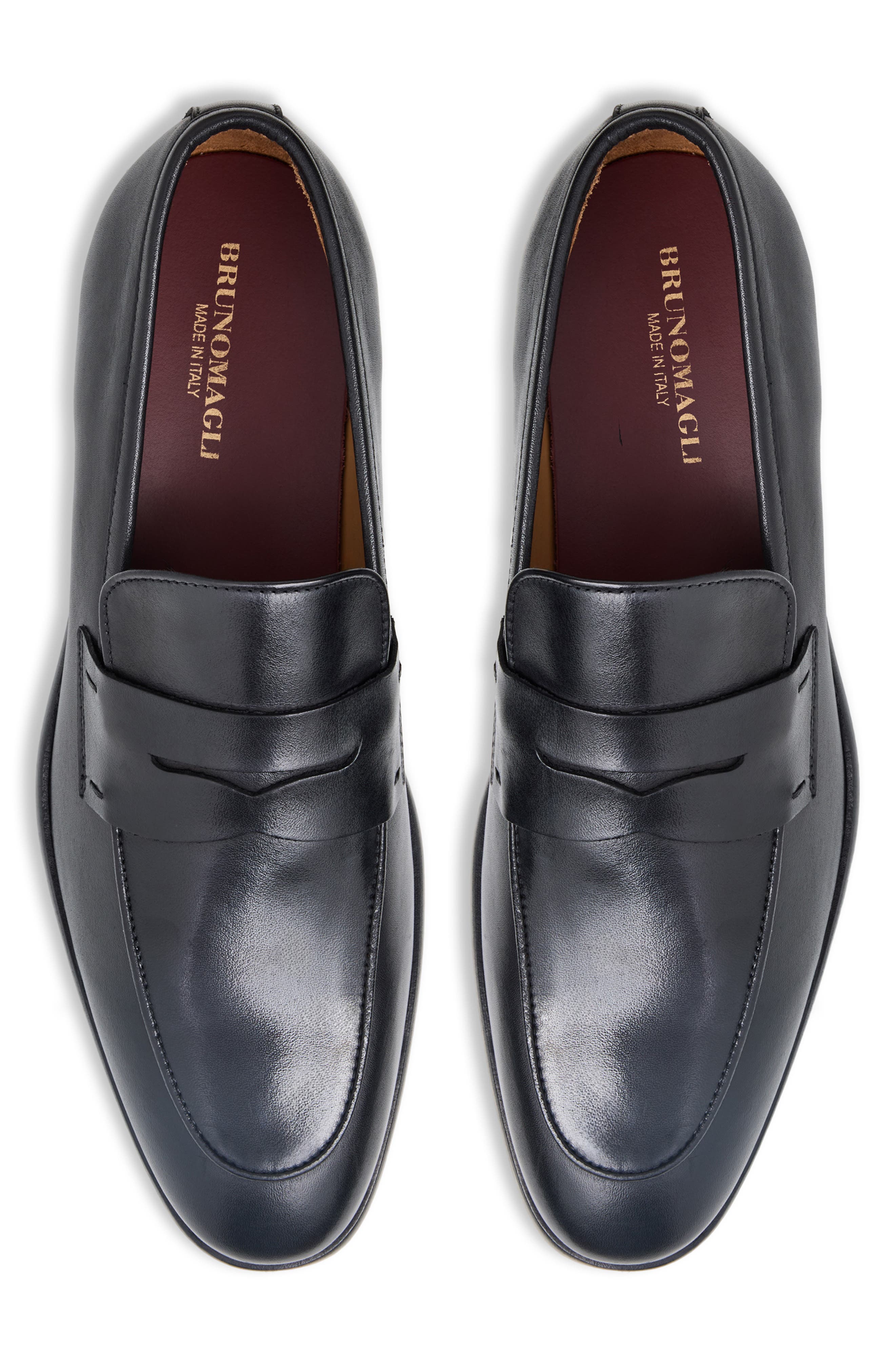 Vivaldi Penny Loafer, Alternate, color, BLACK LEATHER