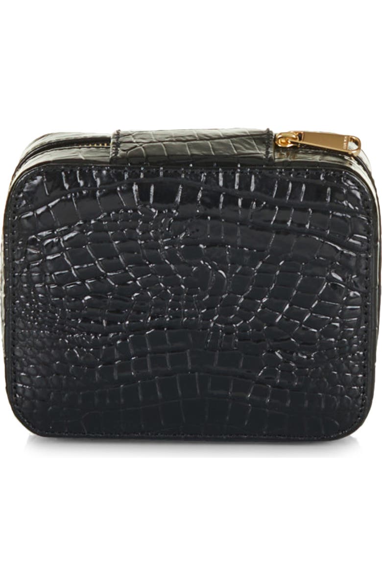 Brahmin Lori Croc Embossed Leather Jewelry Case, Alternate, color,