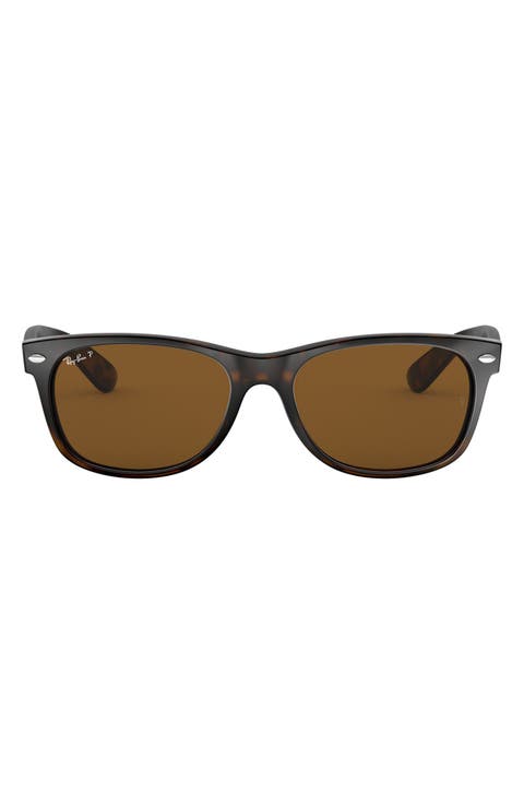 New Wayfarer 55mm Rectangular Sunglasses