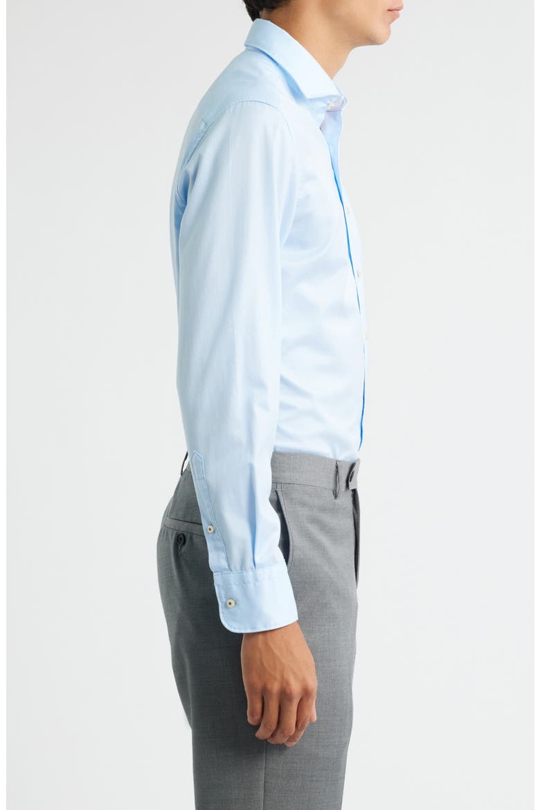 Soft Luxury Slim Fit Dress Shirt, Alternate, color, LIGHT BLUE