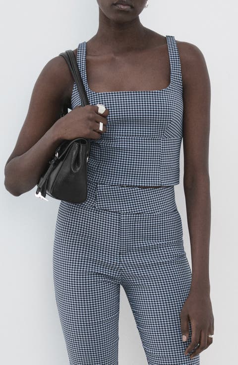 Victoria Gingham Top