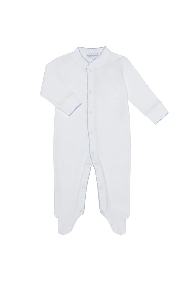 Nellapima White Bubble Baby Footie - Baby, Main, color, White