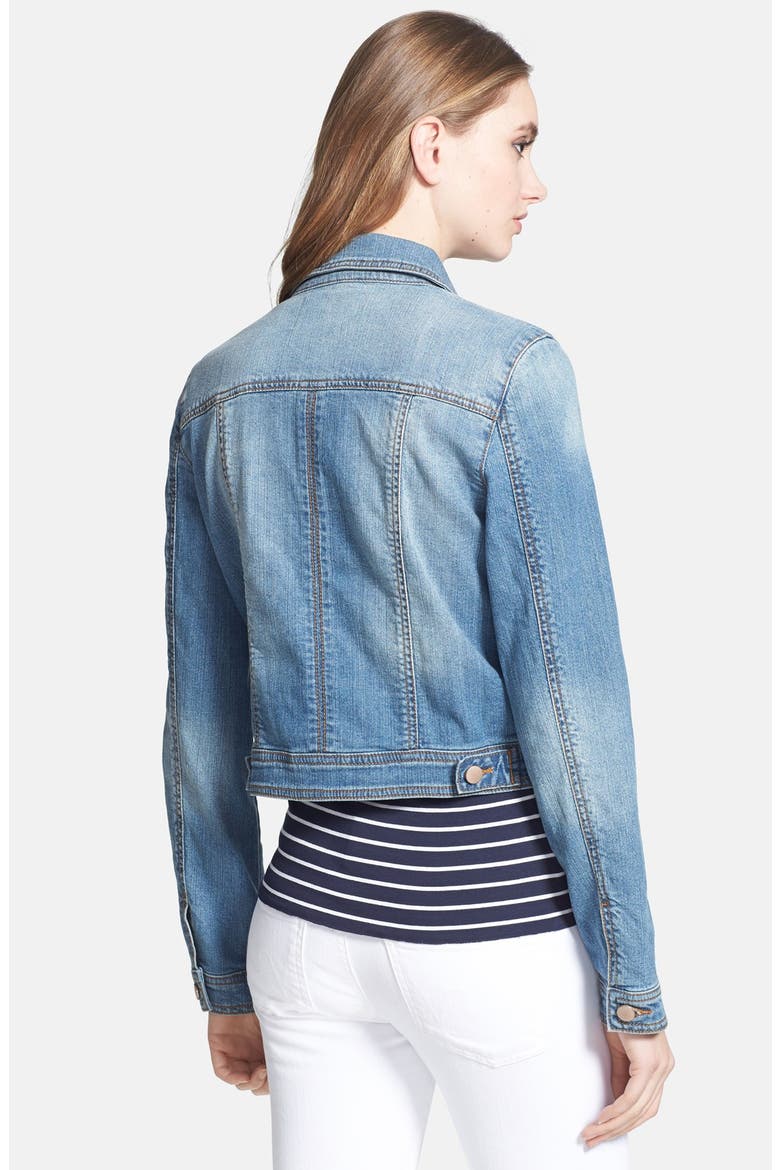 Hinge® Denim Jacket, Alternate, color, MEDIUM WASH
