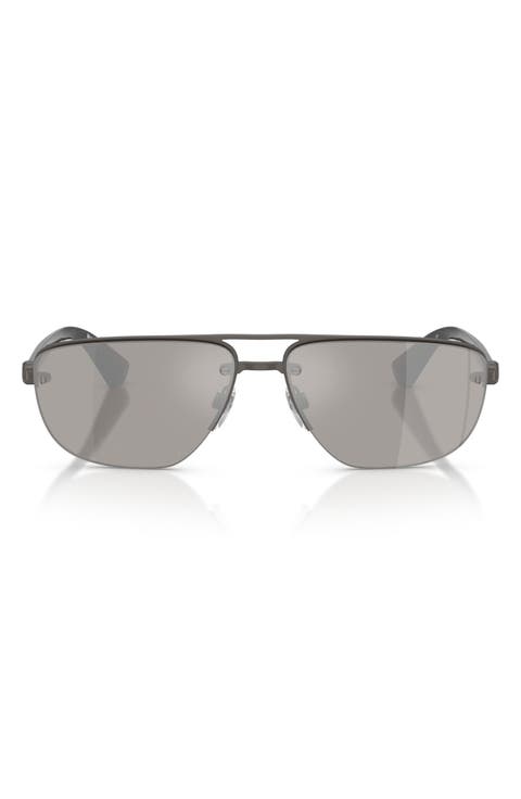 62mm Oversize Irregular Sunglasses