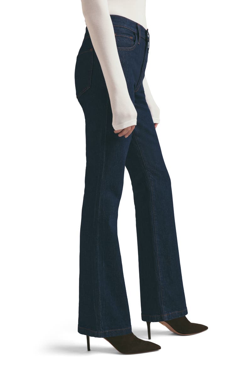The Morgan Shortie High Waist Bootcut Jeans, Alternate, color, PEPPER
