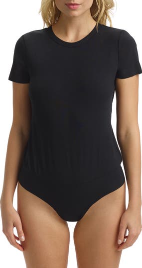 Commando Essential Stretch Cotton Crew Bodysuit | Nordstrom