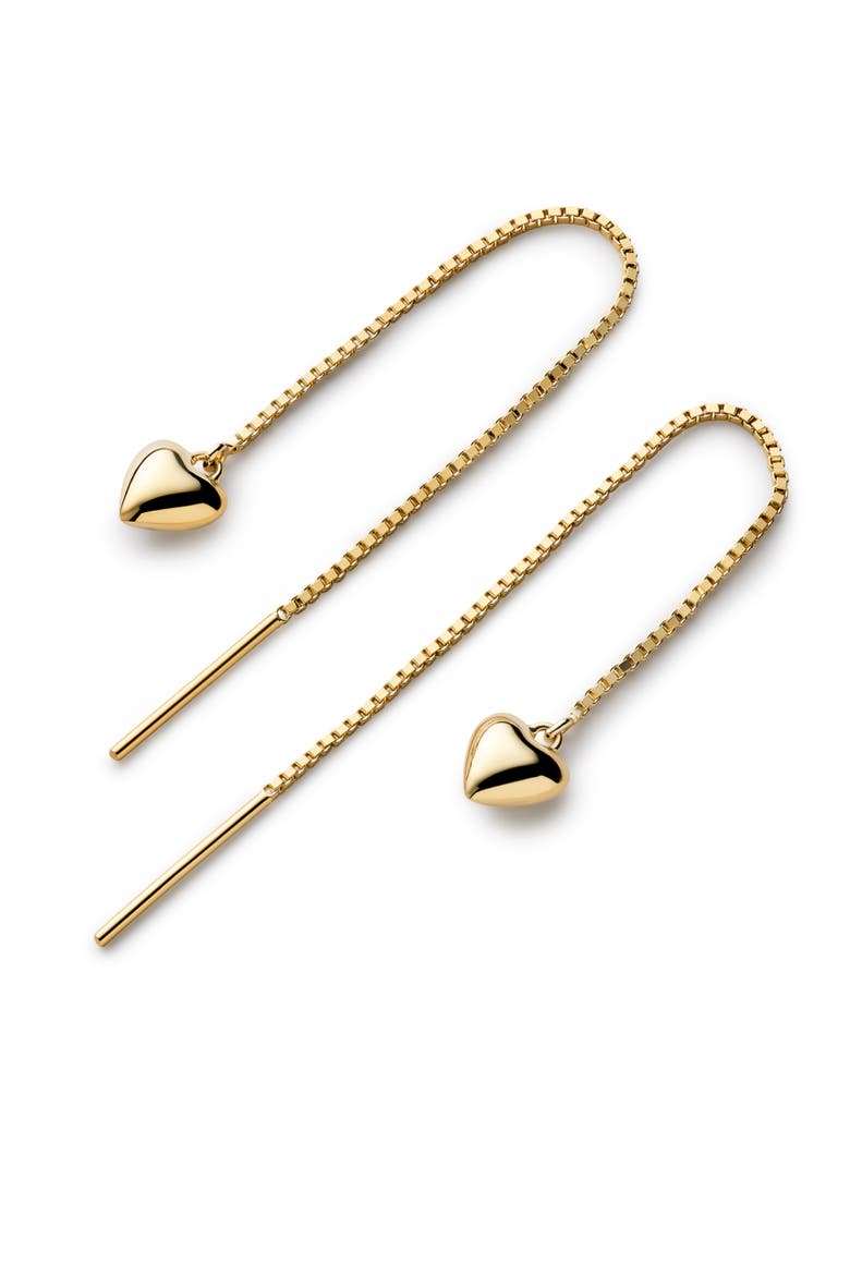 Threader Earrings - Lev Threaders, Alternate, color, Gold