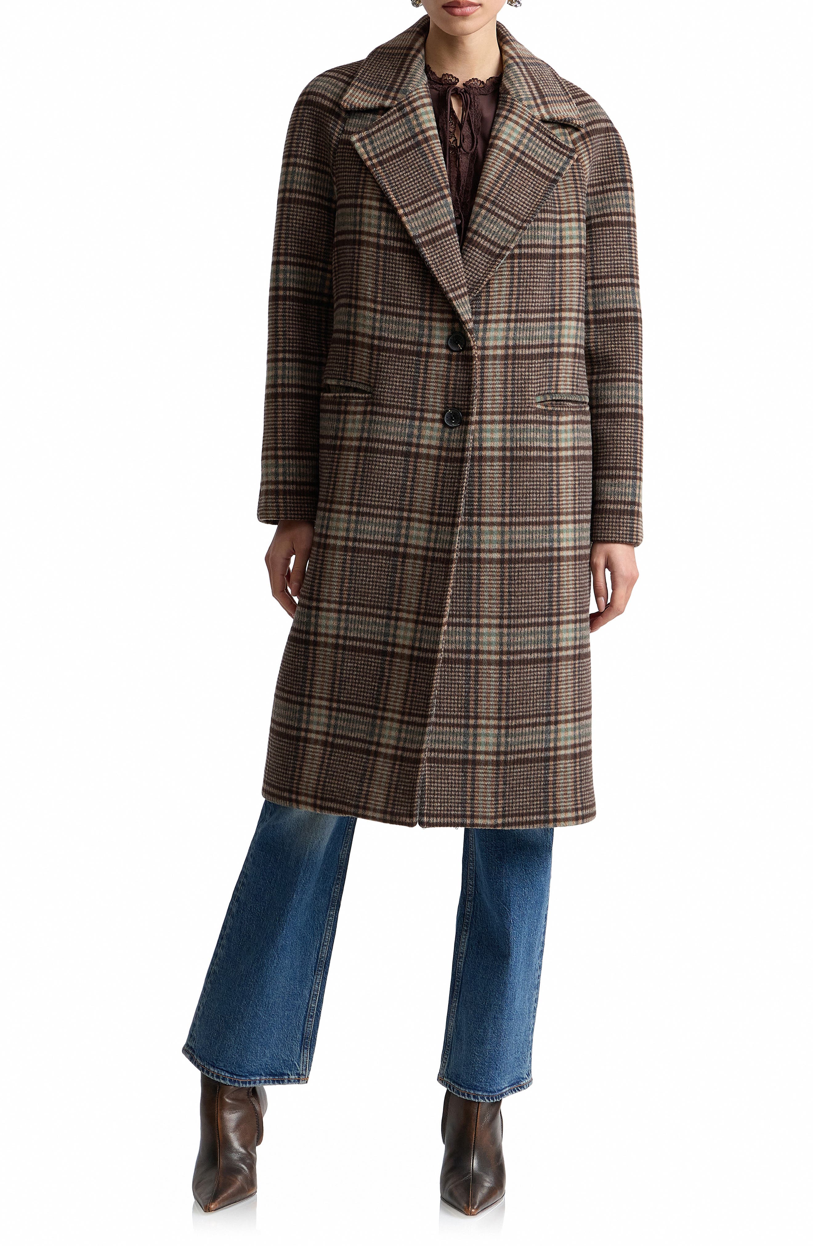 BROWN MULTI PLAID
