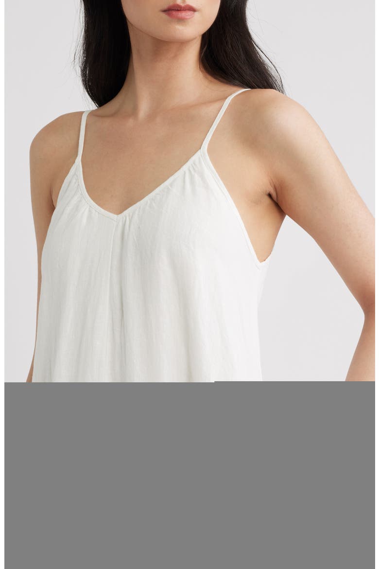 Lanae Linen Maxi Sundress, Alternate, color, OFF WHITE