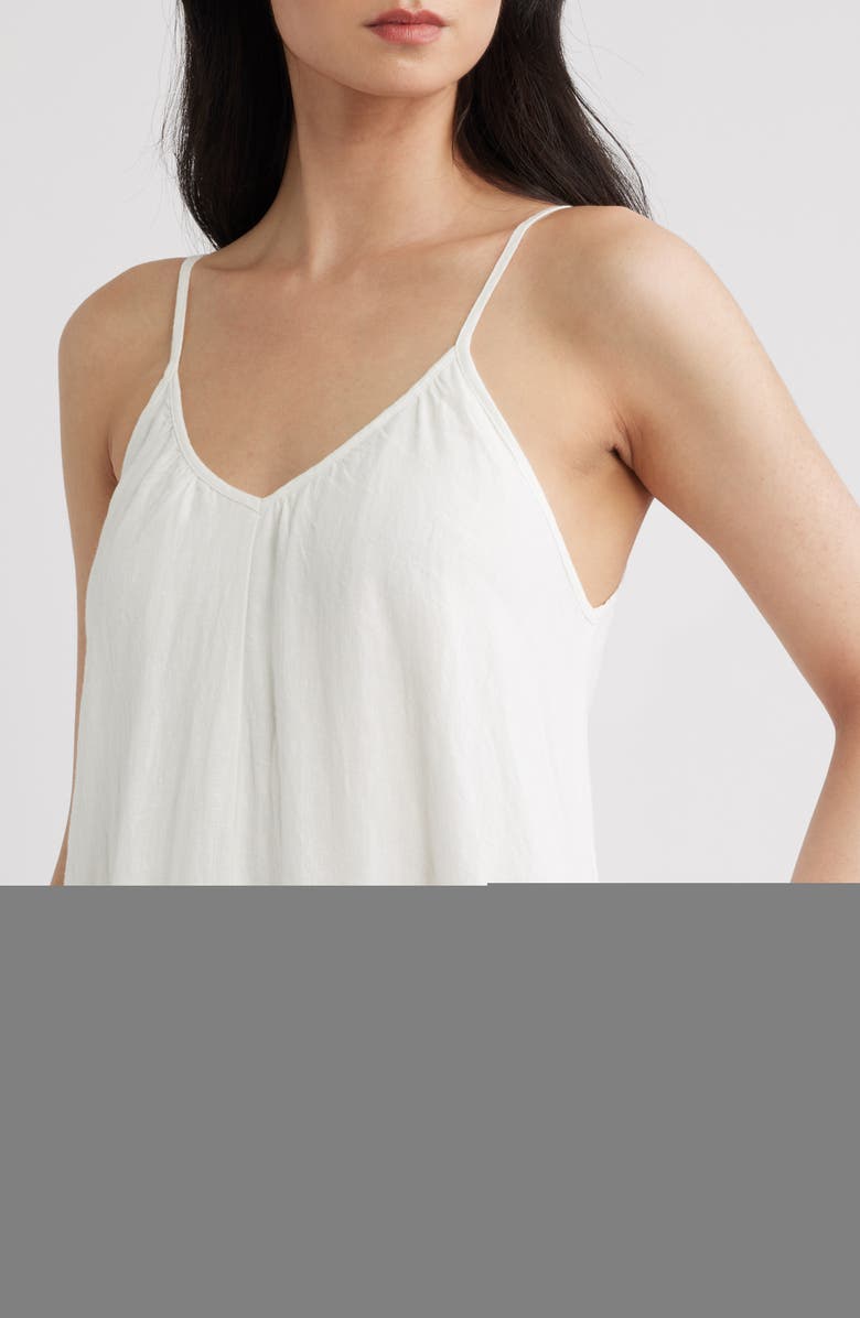 A.REN Lanae Linen Maxi Sundress, Alternate, color, Off White