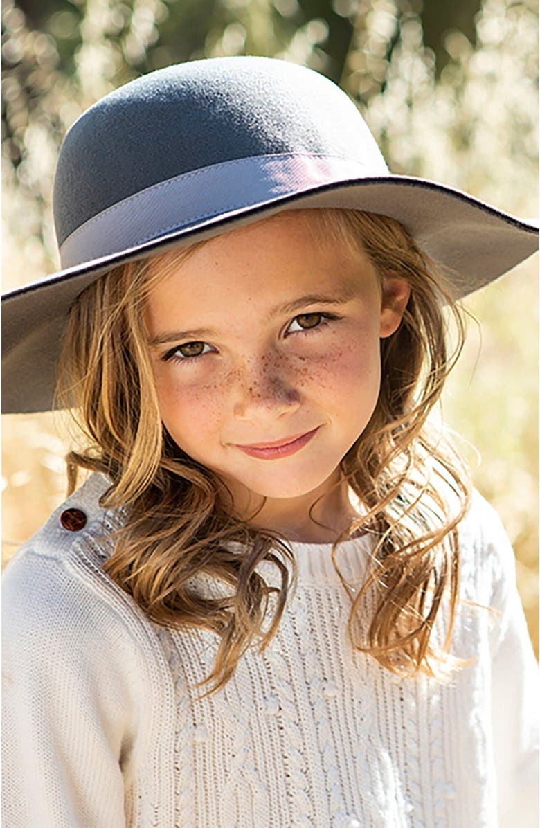 Hope & Henry Girls' Cable Button Sweater, Kids, Alternate, color, White